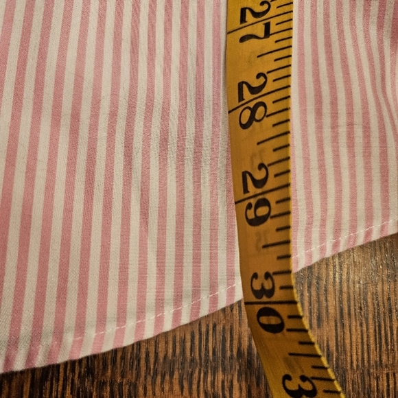 Lauren Ralph Lauren Slim Fit Pink Striped Dress Shirt - Picture 11 of 13
